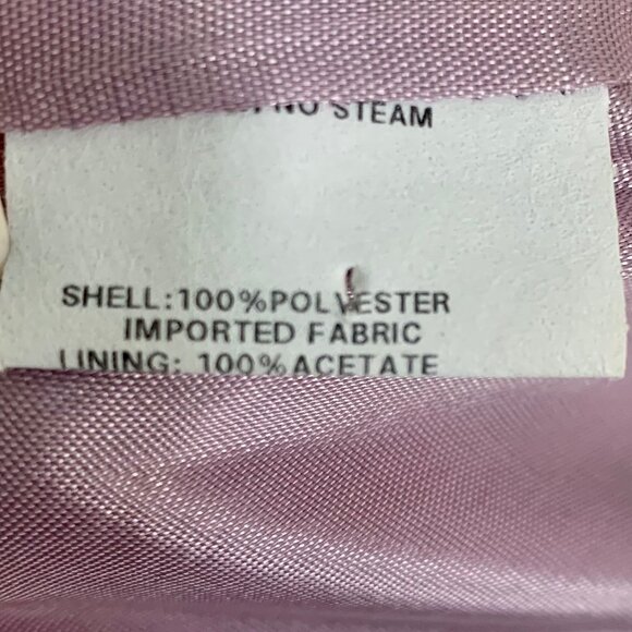 Jessica McClintock Bridal Strapless Lavender Mermaid Evening Dress Ruffles 10 - Picture 11 of 11